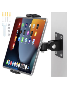Soporte de Pared para Tabletas GSRUAN 17x8 cm Rotación 360