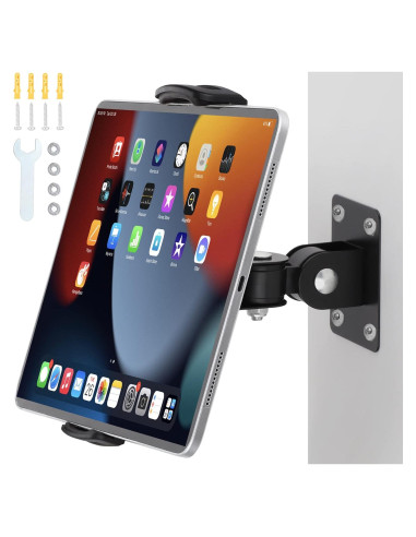 Soporte de Pared para Tabletas GSRUAN 17x8 cm Rotación 360