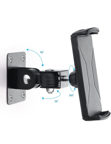 Soporte de Pared para Tabletas GSRUAN 17x8 cm Rotación 360