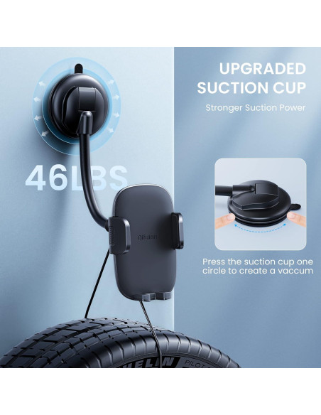 Soporte para Teléfono Qifutan HD-C77 Brazo Largo Antivibración