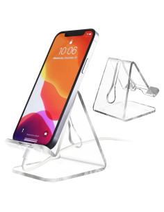 Soporte Acrílico JINSHVEG para Teléfono 10 cm Compatible