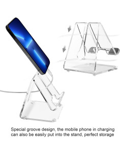 Soporte Acrílico JINSHVEG para Teléfono 10 cm Compatible 2