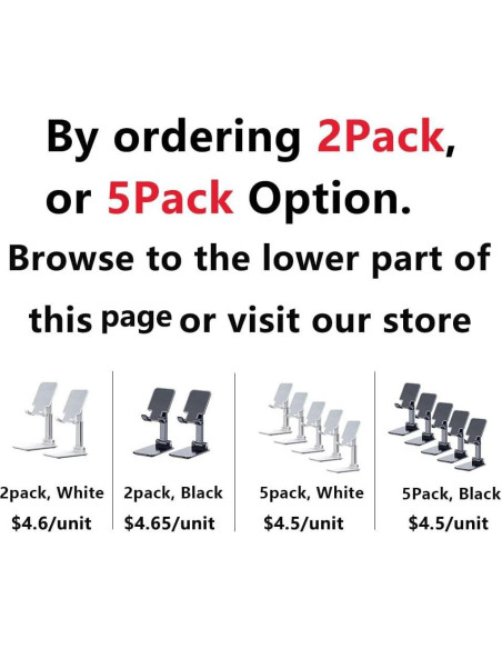 Soporte para Teléfono Móvil MT-6 Ajustable Plegable Blanco Soporte para Teléfono Móvil MT-6 Ajustable Plegable Blanco