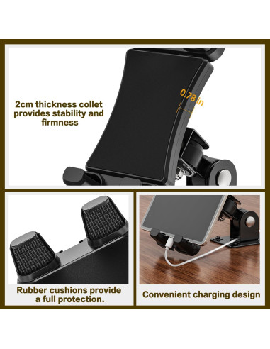 Soporte de Pared para Tablet Jubor Ajustable 360 Universal