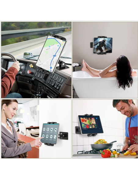 Soporte de Pared para Tablet Jubor Ajustable 360 Universal