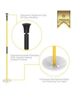 Bandera de Golf KINGTOP 3FT con Recuperador de Pelotas 2