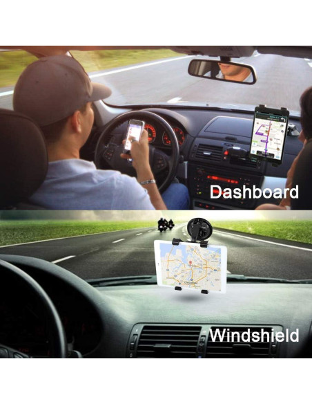 Soporte para Tableta Wellinterest 7-10" Ventosa Parabrisas