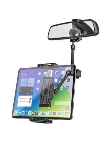 Soporte para Tableta Kolasels en Espejo Retrovisor Auto 5.5-15.6"
