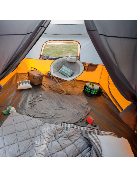 Carpa CORE para Camping Familiar 10 Personas Naranja