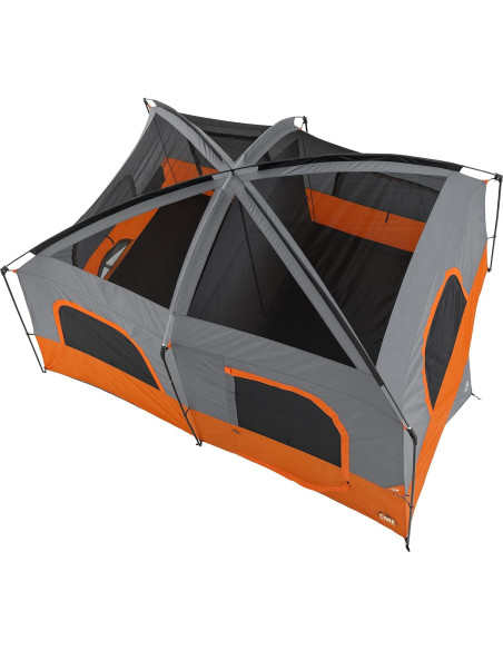 Carpa CORE para Camping Familiar 10 Personas Naranja
