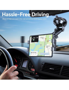 Soporte para Tableta Coolpow para Auto 360 Ventosa Universal 2