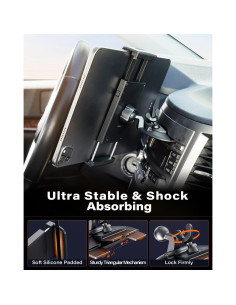 Soporte para Tablet en CD APPS2Car 4.7-11" Negro 2