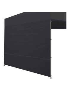 Pared Lateral Carpa 8x8 Joramoy Impermeable UV Negro
