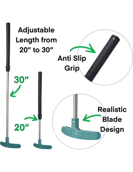 Juego de Golf para Niños Wemove - Mini Golf Electrónico 1,68m