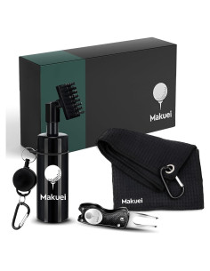 Kit de Golf Makuei con Toalla y Herramienta de Divot