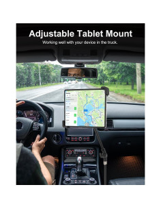 Soporte de Tableta Woleyi Anti-Robo para Vehículo 7-11" 2