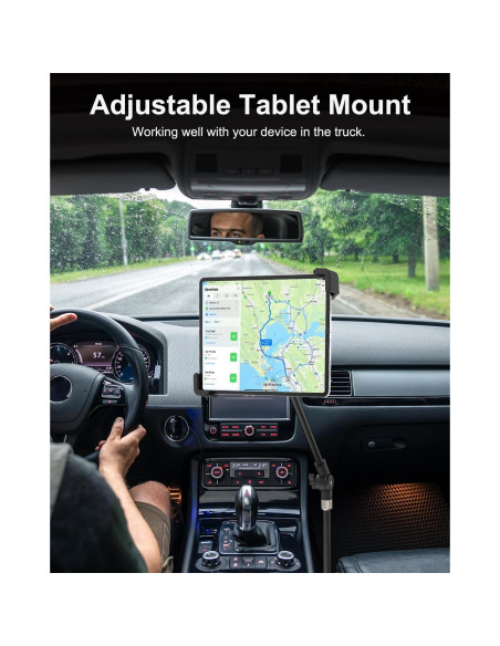 Soporte de Tableta Woleyi Anti-Robo para Vehículo 7-11"