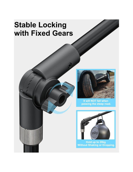 Soporte de Tableta Woleyi Anti-Robo para Vehículo 7-11"