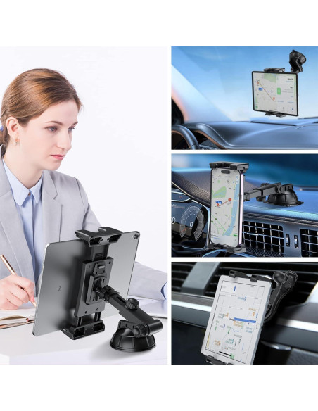 Soporte para Tableta OHLPRO con Ventosa 5-33 cm Ajustable