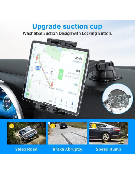 Soporte para Tableta OHLPRO con Ventosa 5-33 cm Ajustable