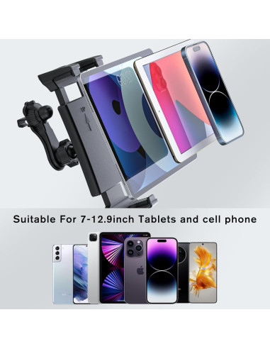 Soporte para Tableta OHLPRO con Ventosa 5-33 cm Ajustable