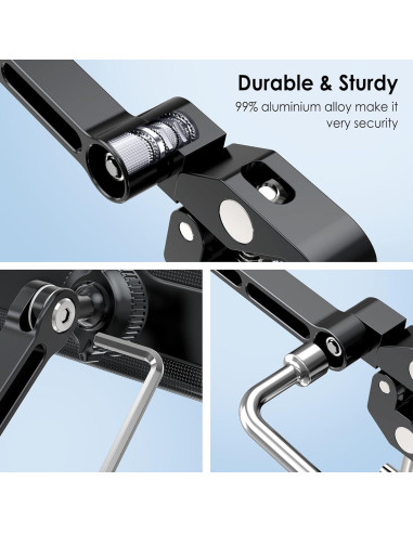 Soporte de Tablet Aluminio CMEIY para Bicicleta y Cinta de Correr