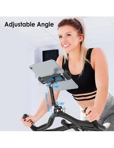 Soporte de Tablet Aluminio CMEIY para Bicicleta y Cinta de Correr