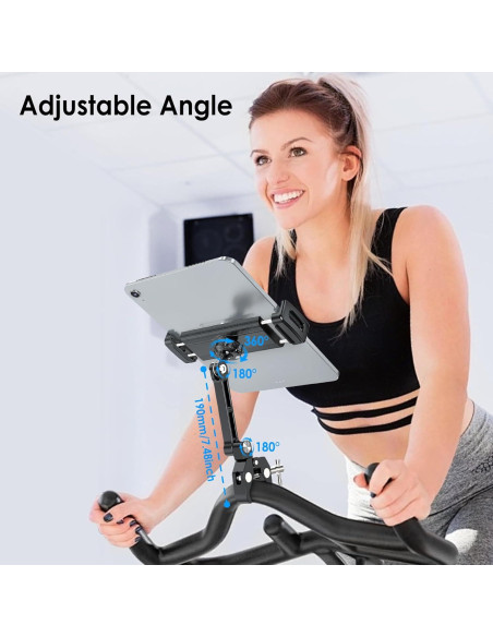 Soporte de Tablet Aluminio CMEIY para Bicicleta y Cinta de Correr