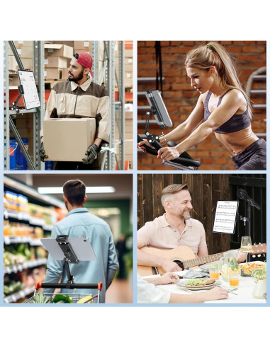 Soporte de Tablet Aluminio CMEIY para Bicicleta y Cinta de Correr