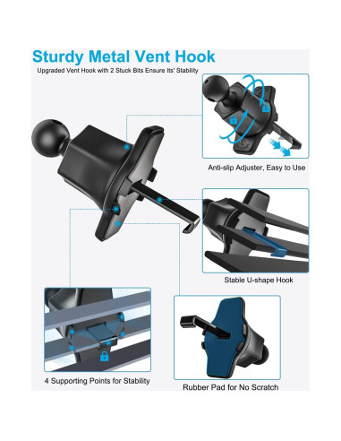Soporte para Tablet en Coche Woleyi Ajustable 4.7-33 cm