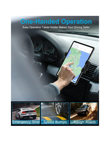 Soporte para Tablet en Coche Woleyi Ajustable 4.7-33 cm