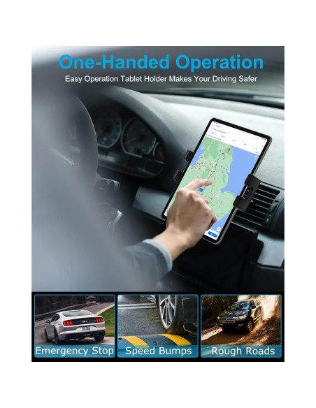 Soporte para Tablet en Coche Woleyi Ajustable 4.7-33 cm