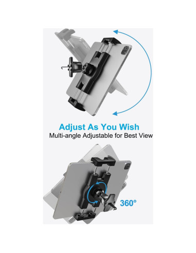 Soporte para Tablet en Coche Woleyi Ajustable 4.7-33 cm