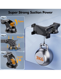 Soporte para Tableta OHLPRO para Coche 5-33 cm Ajustable 2