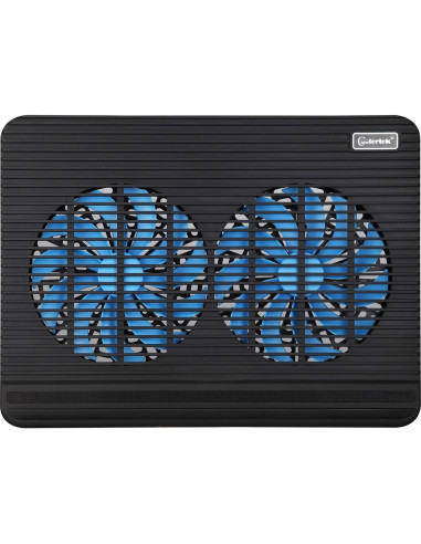 Base de Enfriamiento para Laptop Coolertek HY-288 USB 2 Ventiladores