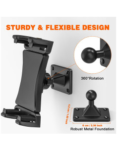 Soporte de Pared para Tablet Jubor JBST048 360 Ajustable 2