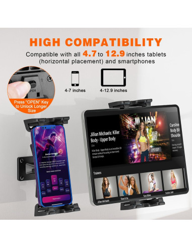 Soporte de Pared para Tablet Jubor JBST048 360 Ajustable