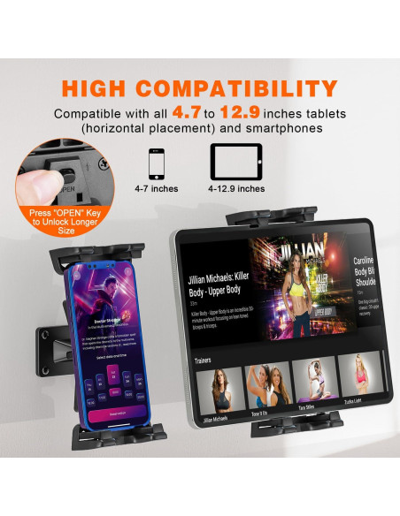 Soporte de Pared para Tablet Jubor JBST048 360 Ajustable