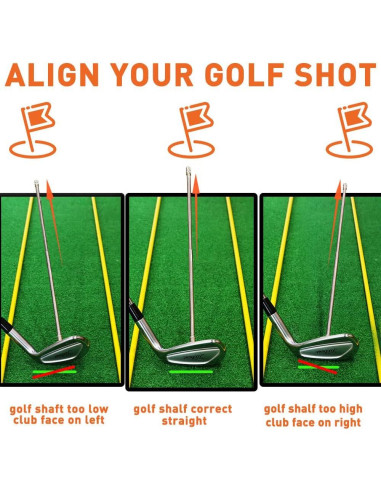 Varillas de Alineación de Golf THE GOLFER STORE Ajustables