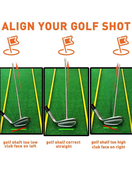 Varillas de Alineación de Golf THE GOLFER STORE Ajustables
