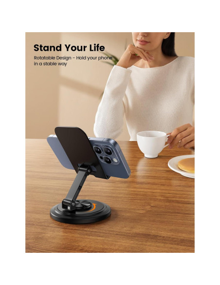 Soporte Ajustable Lamicall para Teléfono 4-10" Negro