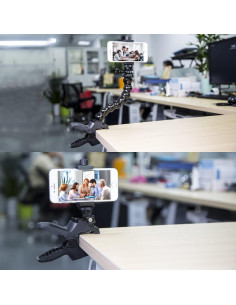 Soporte para Teléfono Suptig Cuello de Ganso Ajustable 22.6 cm 2