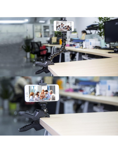 Soporte para Teléfono Suptig Cuello de Ganso Ajustable 22.6 cm