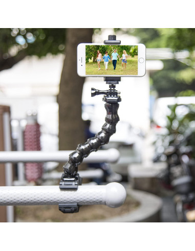 Soporte para Teléfono Suptig Cuello de Ganso Ajustable 22.6 cm