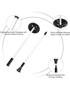 Bandera de Golf CoGolfing Desmontable con Base Recuperación 2