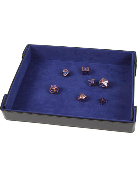 Bandeja de Dados Plegable Forged Dice Co. 24.13x18.42cm Azul