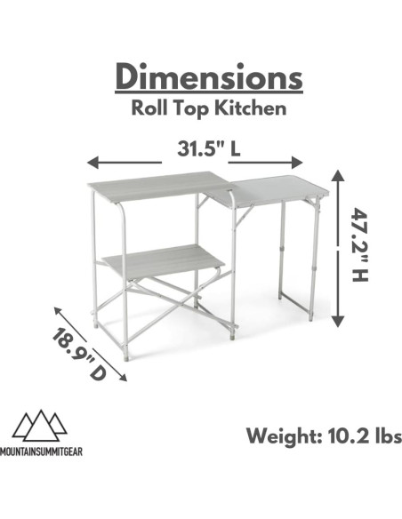 Cocina Camping Roll Top MOUNTAIN SUMMIT GEAR MSG-RTK