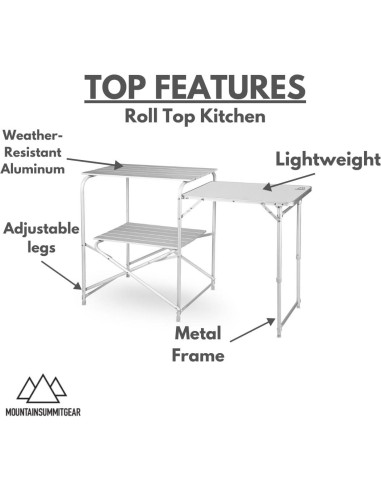 Cocina Camping Roll Top MOUNTAIN SUMMIT GEAR MSG-RTK