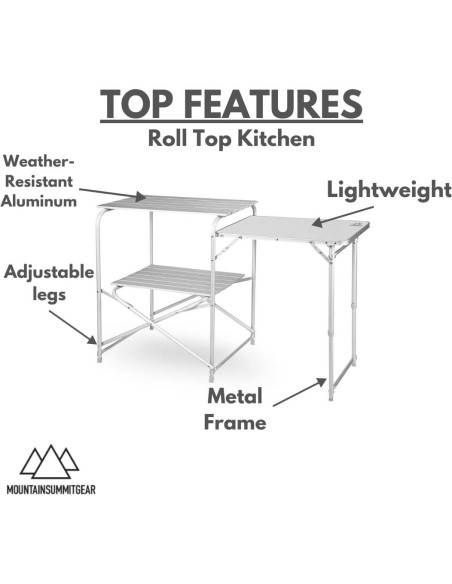 Cocina Camping Roll Top MOUNTAIN SUMMIT GEAR MSG-RTK
