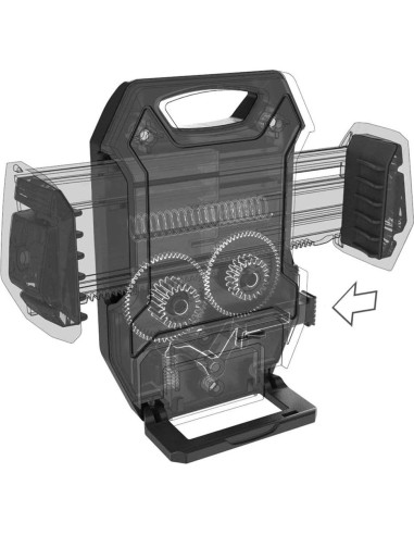 Soporte para Teléfono APPS2Car CD Negro 360 Ajustable